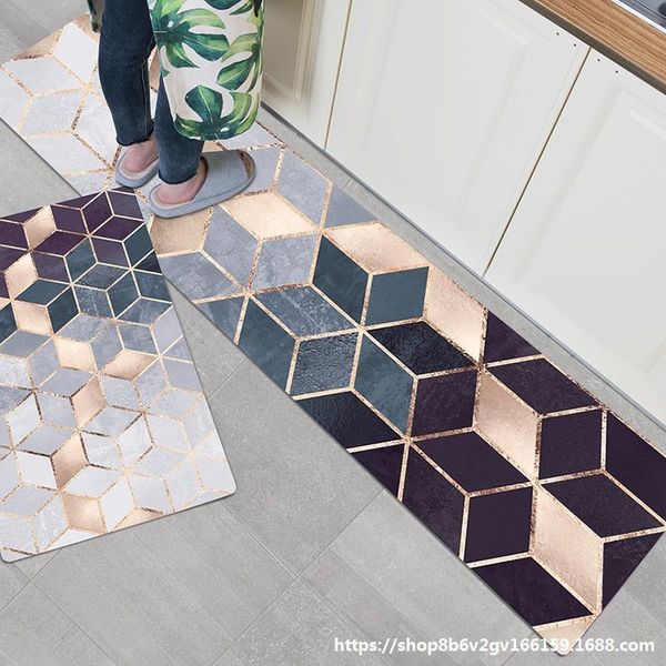 

tvran floor household waterproof entrance net red anti-skid oil-proof long non-slip mat carpet non-slip mat air cushion foot kitchen nordic