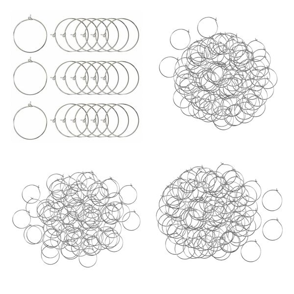 

300x 30x25mm круглый обруч обручи кольца для diy making wedding birthday party, Golden