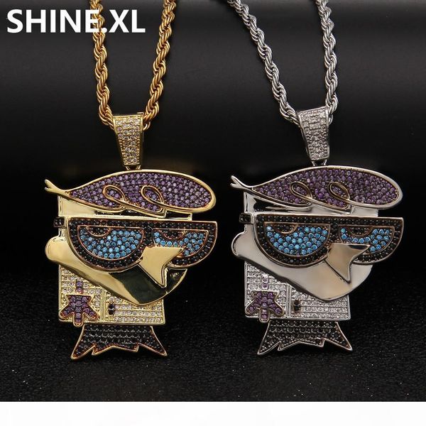 

новй мђлилм пи ве иѬкон ожеѬеле iced out cz камен rope chain мђжин ип-оп, Silver