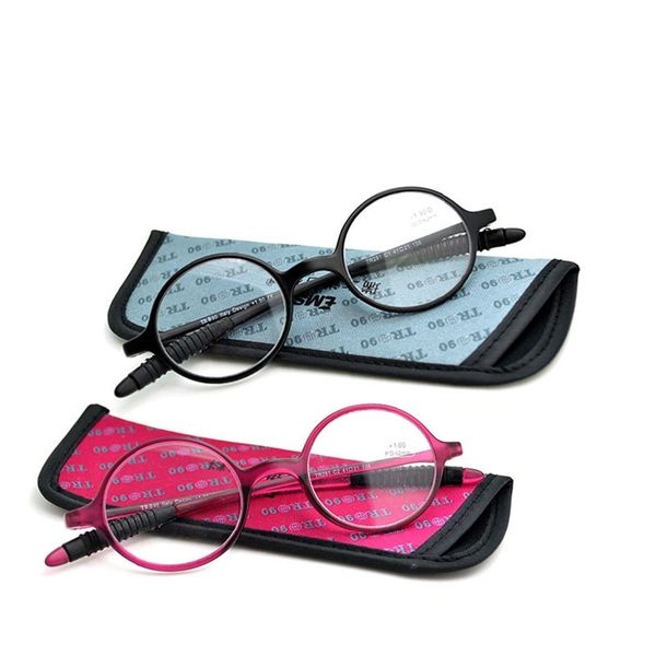

sunglasses thin tr90 resin reading glasses for men women presbyopic round frame 1+1.5 +2.0 +2.5 +3.0 +3.5 +4.0, White;black