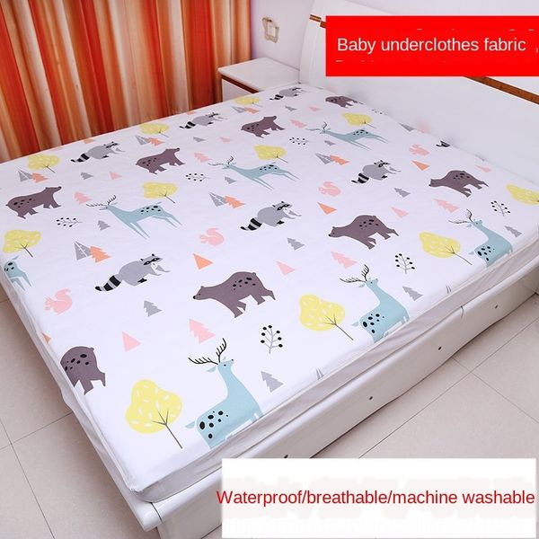 

pure cotton bed sheet baby diaper pad waterproof breathable washable sheet newborn baby diaper bed basket large menstrual pad