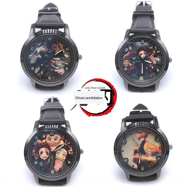 

ghost blade charcoal gift zhilang your bean my wife shanyi cartoon watch men's and women's watch gift, Blue