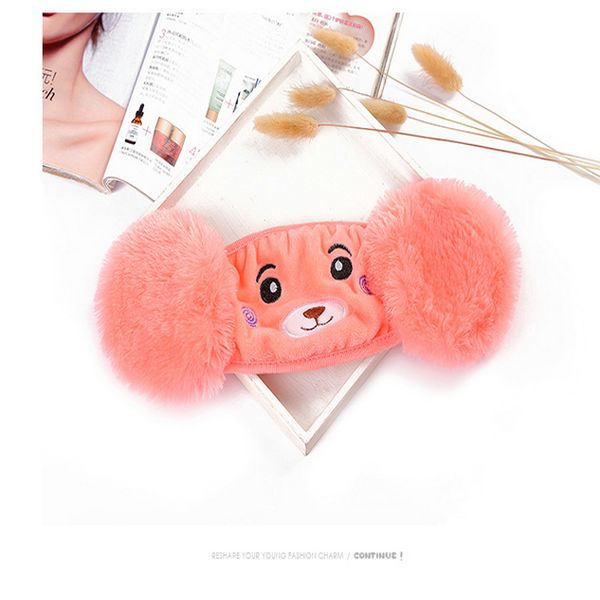 

kid 2 in 1 warm face mask earmuffs cartoon bear winter plush riding wear facial mouth protective cover kid 2 in 1 kwysl w