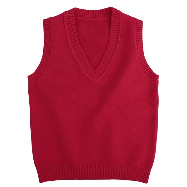 

boys and girls new children's children's clothing sweater clothing sweater school uniform vest knitted wool vest student wear, Blue