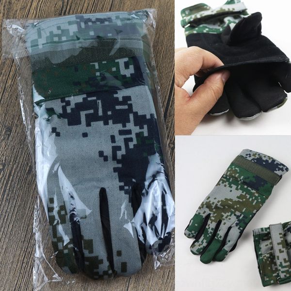 

special forces slide rope rope machine down climbing hole rescue wear-resistant anti-slip lock down leather gloves and gloves, Black