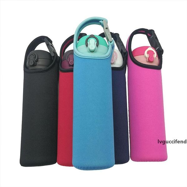

450ml water bottle neoprene cotton bottle sleeve carrier holder case for glass plastic and stainless steel bottles dhl free