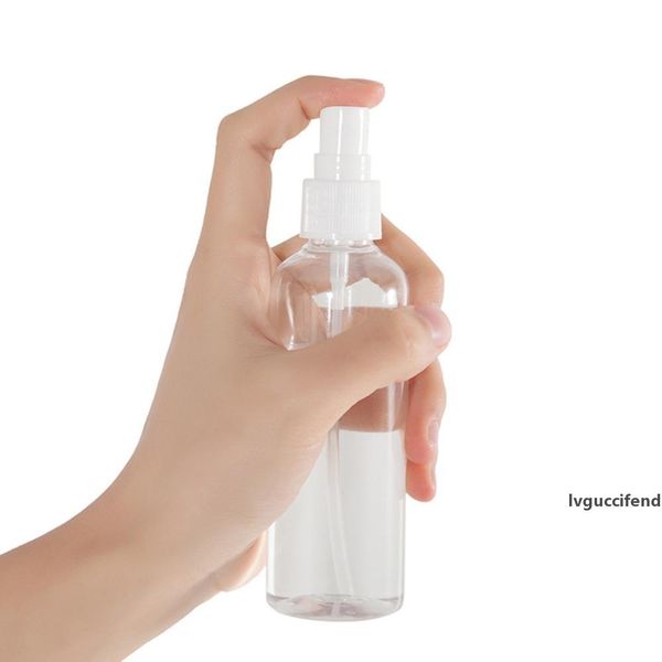 

1 pc 20/50/100 ml transparent plastic refillabled bottle perfume atomizer spray bottle essentials oil empty pot random color mylovethome