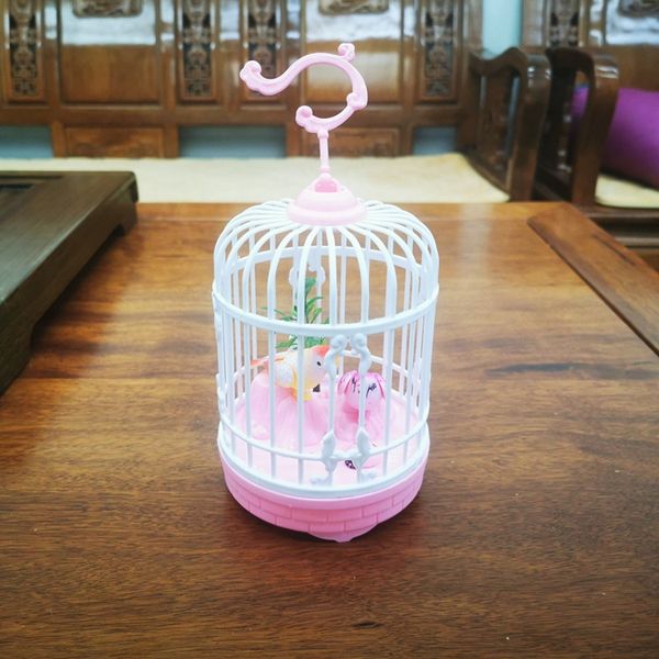 

dadrc 5501 5503 simulated lighting voice simulated light tok red electric induction bird blowing whistle band action voice control birdcage