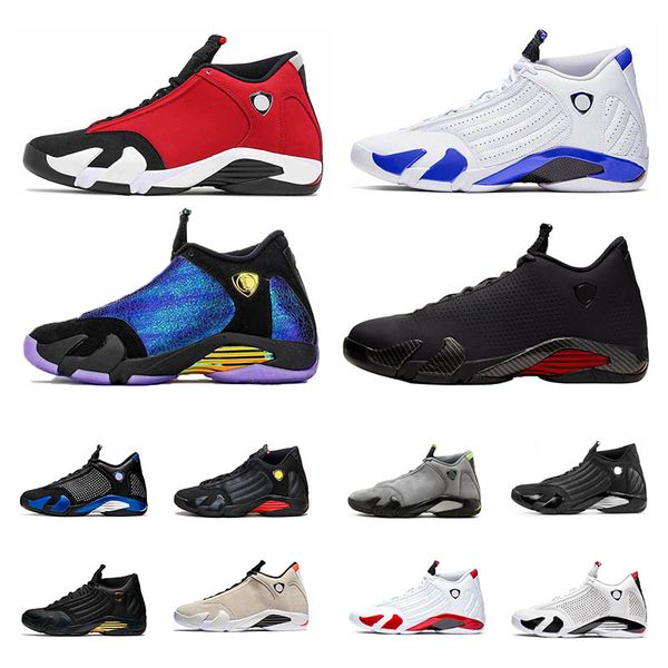 

hyper royal gym red hyper royal 14 14s men basketball shoes black toe dmp university gold candy cane thunder se black sport sneakers