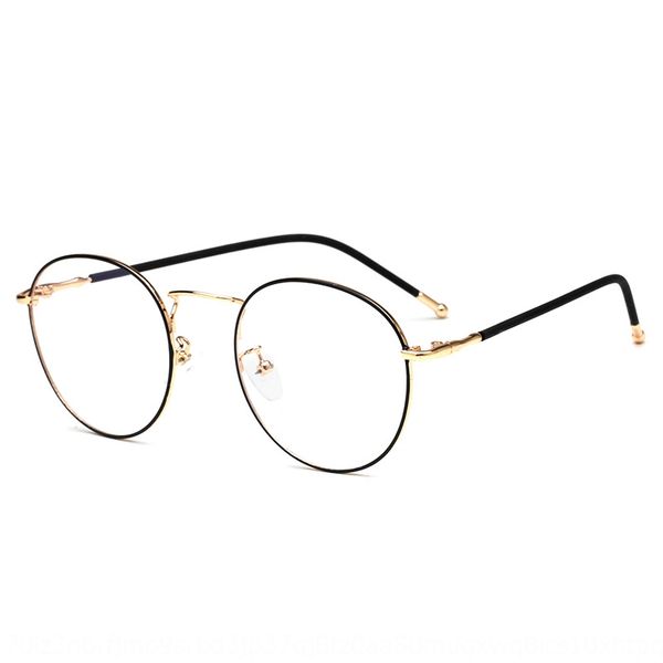 

l'oreo 30017 round anti-blue light computer frame computer glasses new men's and women's metal ball-breaking glasses frame, Silver