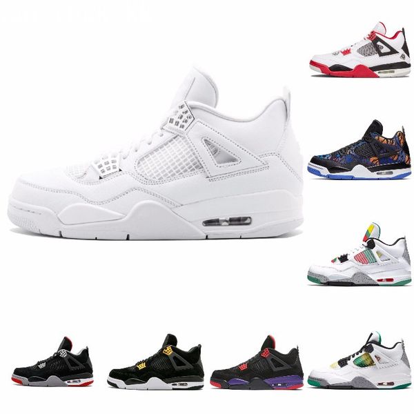 

cool grey 4 pure money metallic pack men basketball shoes 4s pine green court purple university orange red sneaker j#07-209