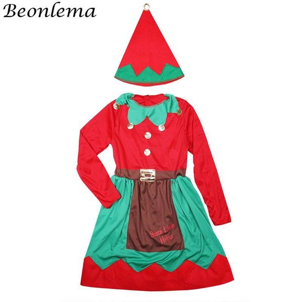 

beonlema рождественский костюм для девочек kawaii красное платье отдыха cosplay производительности дети клоун ролевые disfraz s-l, Black;red
