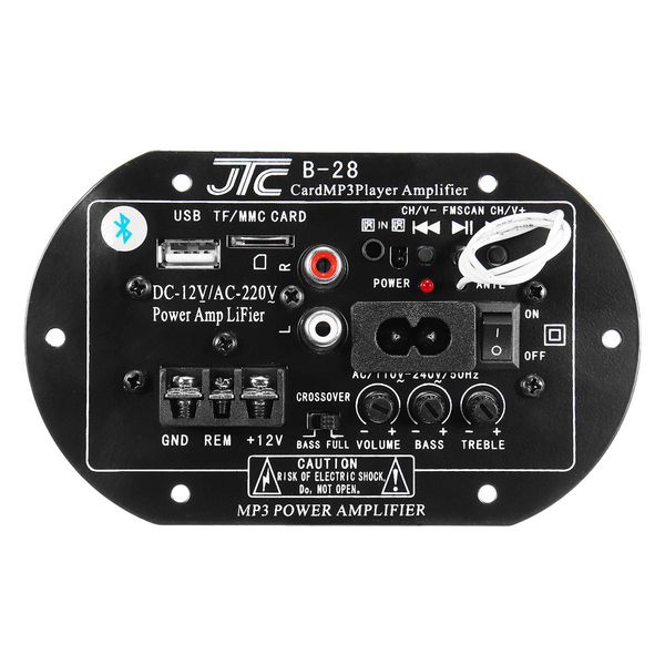 

12v 220v bluetooth power amplifier high power subwoofer car amplifier board