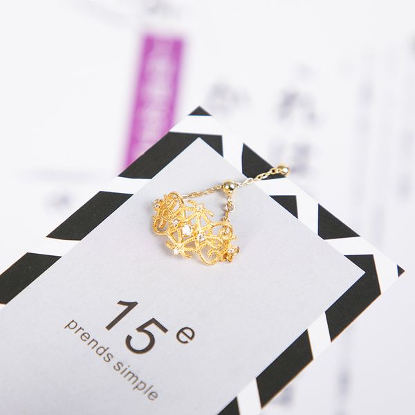

925 sterling silver rings retro lace hollow section