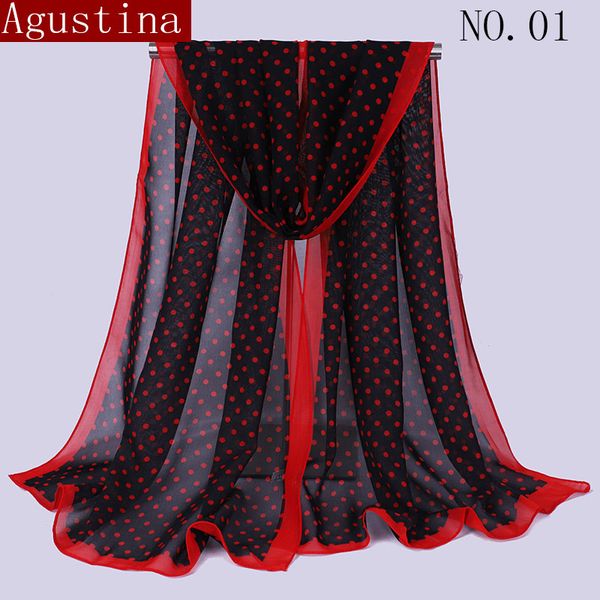 

2020 chiffon dot summer fashion scarf luxury shawsl women hijb head scarfs brand long scarfs for ladies scarves, Blue;gray