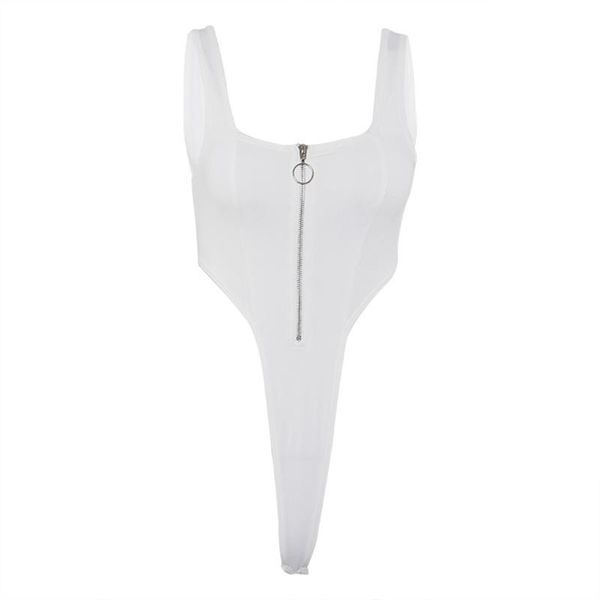 

women romper bodysuits sling v-neck solid color hollow out high waist zipper summer wear party club, Black;white