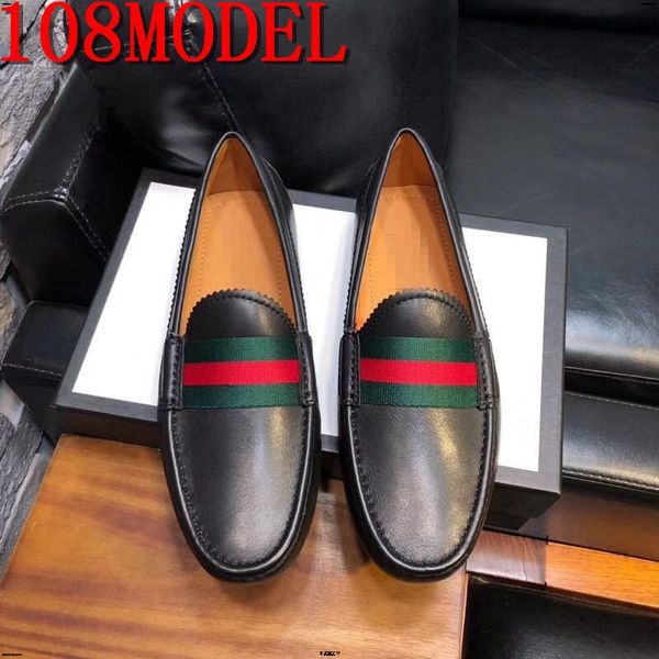 

men leather fashion shoes low heel loafers shoes dress shoe brogue shoes spring ankle boots vintage classic male casual, Black