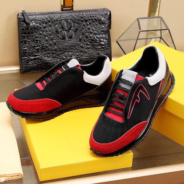 

scuba low - sneakers men 's shoes breathable autumn and winter shoes lace -up casual men shoes zapatos de moda para h, Black