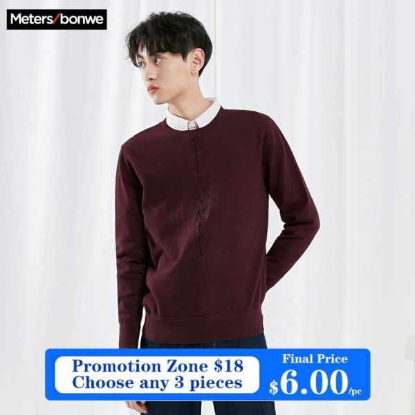 

metersbonwe new brand wool sweater men autumn fashion long sleeve knitted men cotton sweater clothes, White;black