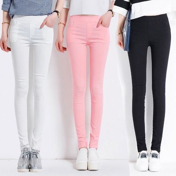 

new korean style candy color slimming leggings tight pencil tight stretch pencil pants skinny pants special offer, Black;white