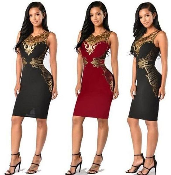 

2020 summer sleeveless evening bodycon party club wear casual beach dress sleeveless drop shipping, Black;gray