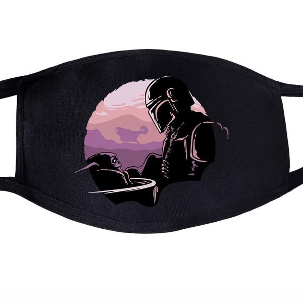 

coreano kawaii anime maschera bocca tessuto maschera maschera di polvere del fumetto viso divertente cotone anti bella riutilizzabile ejunv