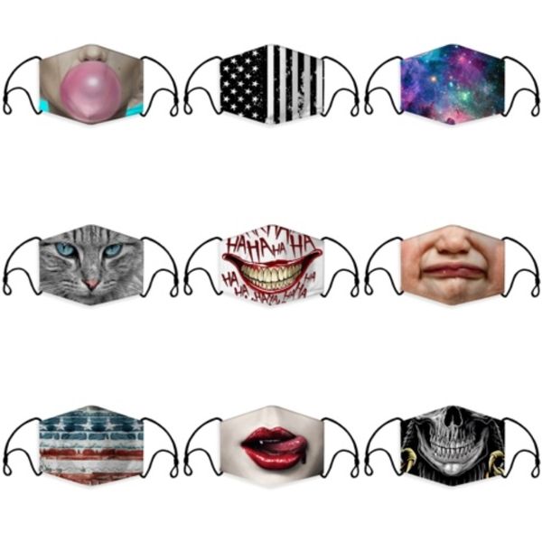 

epack washable cotton face mask reusable face masks black with value carbon fliter padding anti dust cycling sport reusable prot#686