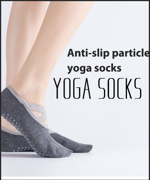 

2020 women sports yoga socks new ballet cross-wrapped backless yoga socks professional non-slip boat five-finger socks