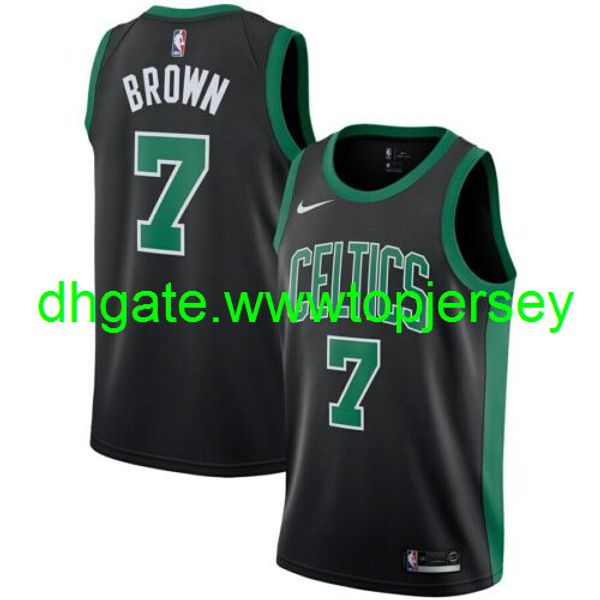 

aylen brown #7 men's official player jersey vest stitched basketball jerseys, Gray