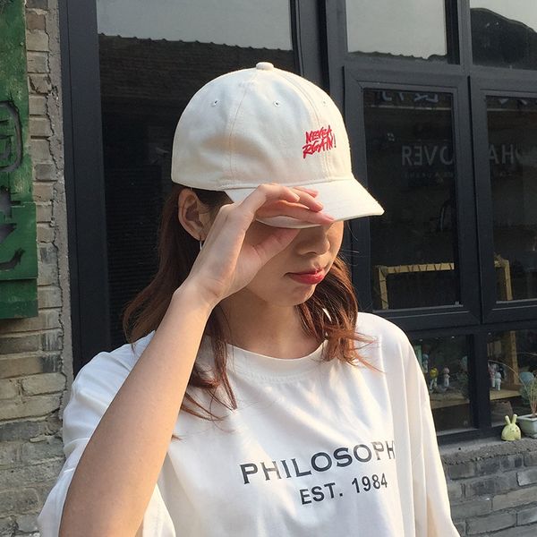 

ipiyd hat women' embroidered baseball summer fashion cap korean style short eaves all-match baseball cap children' letter embroi, Blue;gray