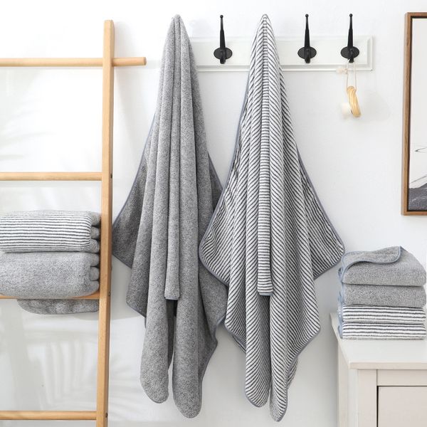 

hpeu6 bamboo charcoal bamboo charcoal fiber super absorbent soft household big women's breast wrapping thickened children's bath t