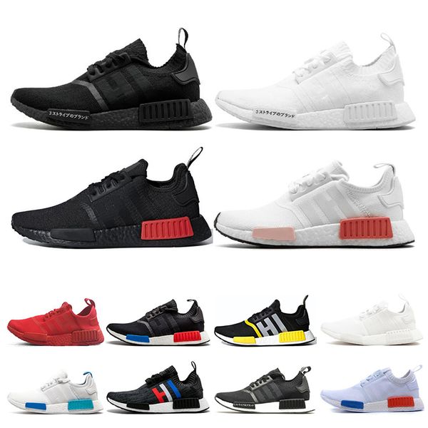 

new r1 men running shoes bred japan triple white black og oreo camo pink mens trainers women sport sneakers size 36-45