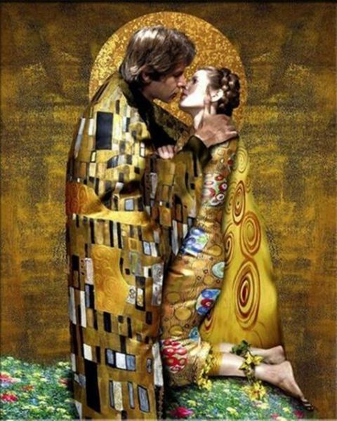 

gustav klimt classic art the kiss home decor handcrafts /hd print oil painting on canvas wall art canvas pictures 4304