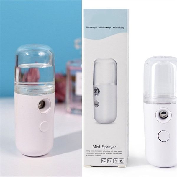 

sprayer mini pill nano humidifier aroma essential oil diffuser ultrasonic moisturizer air skincare humidificador replenish water 6 5ph b2
