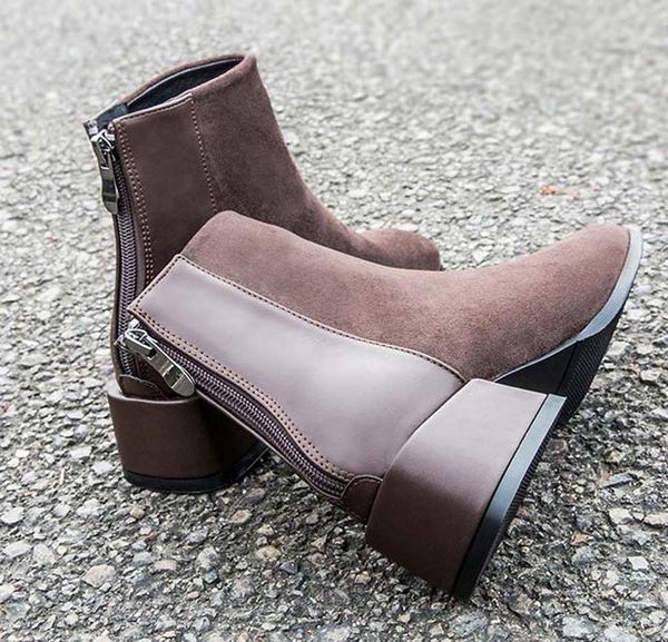 

new designer boots for women fashionable and exquisite womens boots high heels and genuine leather outdoors fashion women boots 10 p59, Black