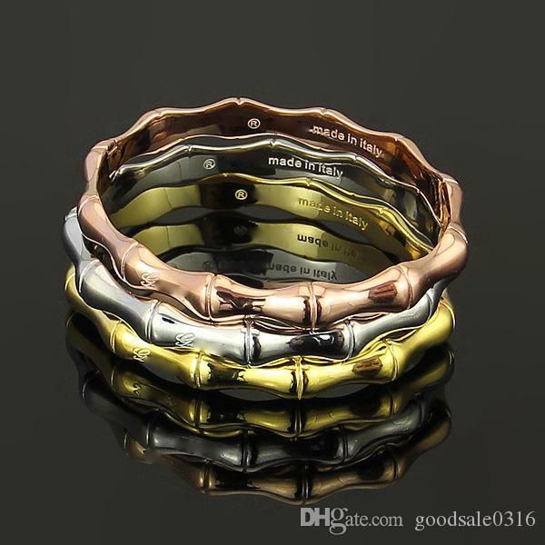 

fashion jewerly famous brand new style 18k rose gold plated 316l titanium steel love bangle bracelet for female couple woman, Black