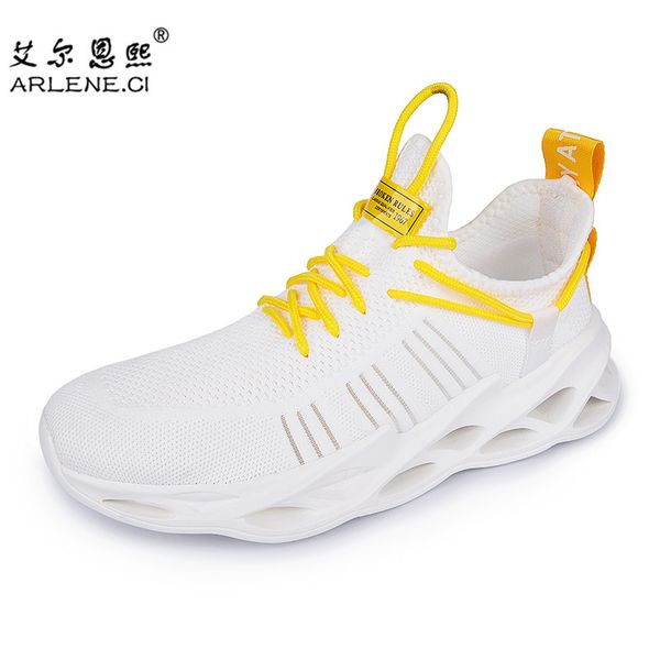 

men running shoes ultra light sport shoes weaving air mesh breathable sneakers comfortable outdoor walking jogging footwear