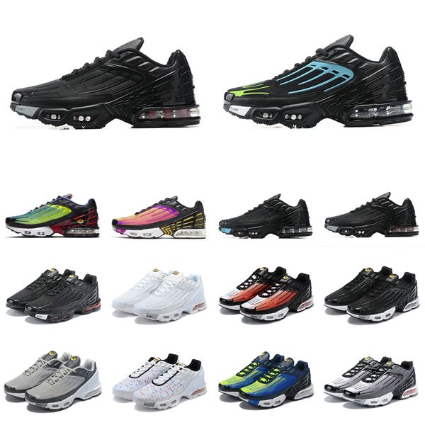 

new tn plus 3 turned running shoes parachute hyper violet blue black volt red tn plus iii women mens trainers fashion sports sneakers