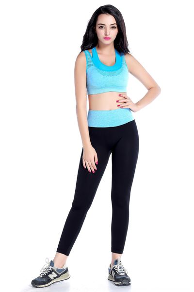 

u9jyf outdoor running sports women's leisure yoga suit sports breathable outdoor set running piece setquick-drying sweat-wicking fitnes, White;black