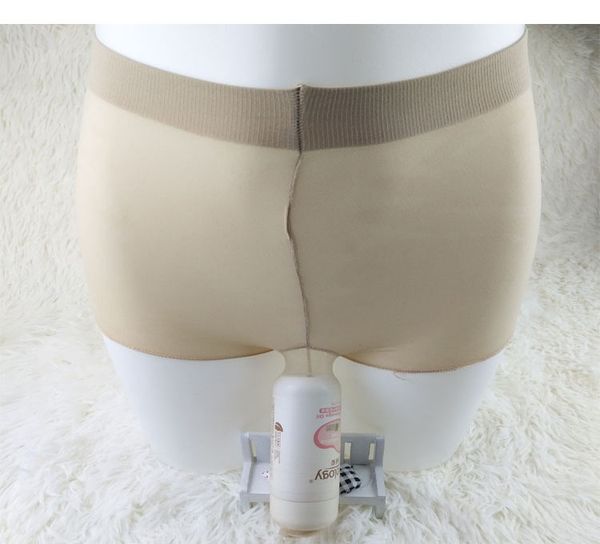 

jj set of men's boxer underwear fake mother's love stockings men's plane pull tube boxer underpants stockings underpants, Black;white