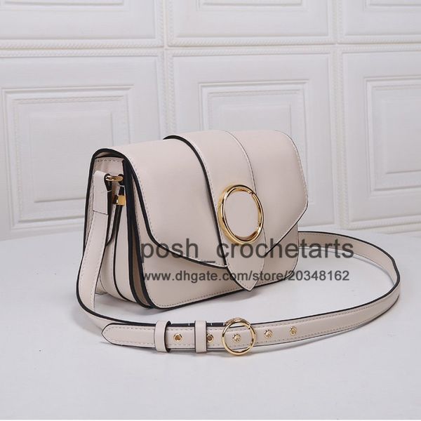 

smooth leather designer flap bag magnetic closure designer crossbody sold with box fine leather bags for women's luxus purses