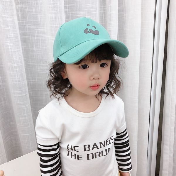 

children's hat fashionable baby baseball baby boy's baseball cap thin baby's cap korean season sun hat, Blue;gray
