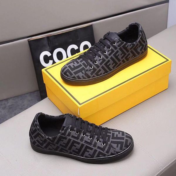 

gray tech fabric low -sneakers mens shoes with origin box comfortable vintage design footwears plus size luxury men shoes