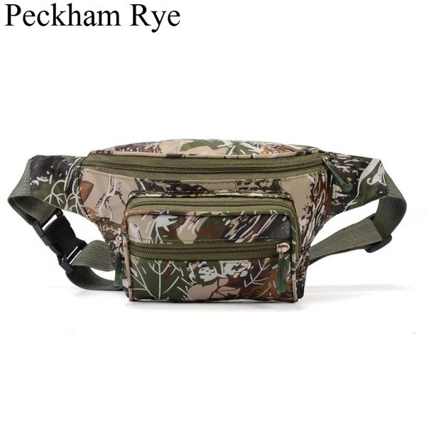 

camouflage waist bag men belt bag travel fanny pack male outdoor shoulder chest bags sports waist packs waterproof phone pouch
