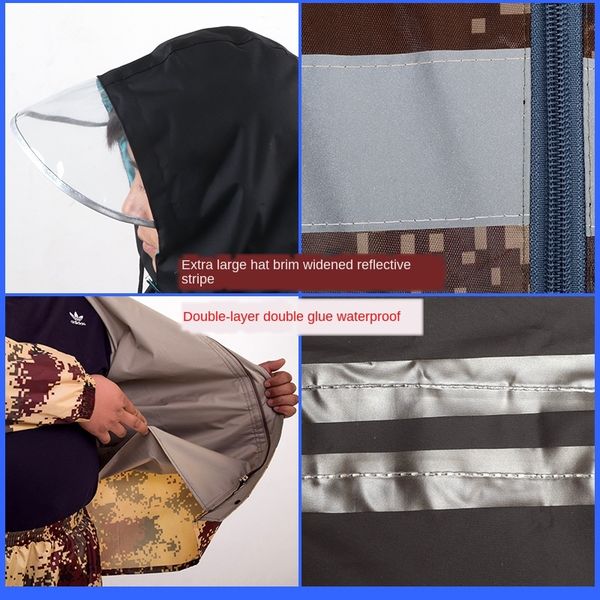 

аквариумист королева и дождь двухслойные l раскол плащ унисекс походы задействуя костюм брюки костюм брюки велосипедов набор водонепроницаем