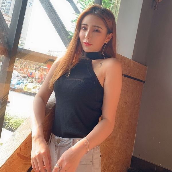 

cn3us луан я висит шеи склонны плечо камзол женских летних трикотажных рубашки основания плотно sexy top кальсоны кальсоны вне голый ш, Camo