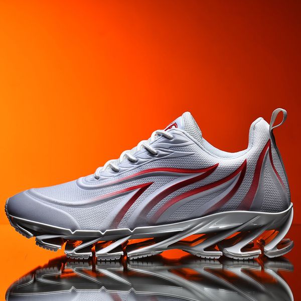 

new men running shoes blade cushioning sport male sneakers breathable zapatillas hombre deportiva outdoor walking jogging shoes, Black