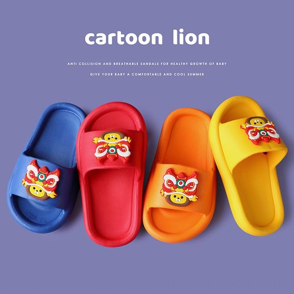 

parent-child children children children' fe household cartoon eva slippers female indoor home anti-skid baby slippers male, Black;grey