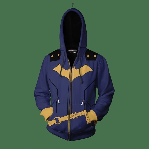 

women's animation 3d cosplay women's animation 3d hoodie cosplay hoodie, Black