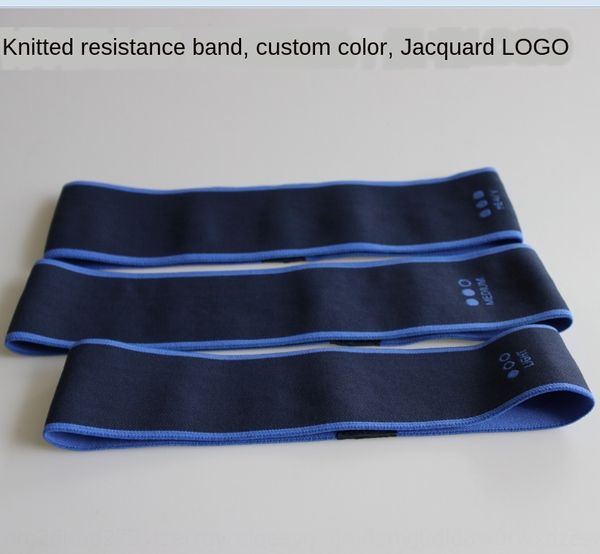 

kjxgf knitted polyester wire resistance hip-lifting ring yoga fitness elastic band thin leg latex latex hip-abusing tension ring resistance